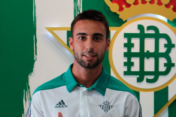 Rafa Navarro, jugador del Real Betis Balompié / realbetisbalompie.es