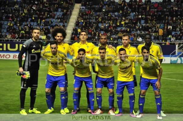 Alineación del Cádiz CF