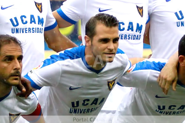 Jesús Imaz, con el UCAM Murcia CF