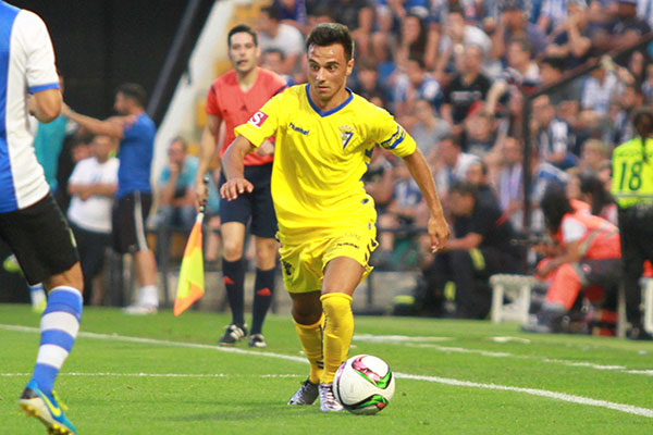 Álvaro García, con el Cádiz CF / Trekant Media