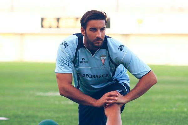 Miguel Chamorro, con el Algeciras CF