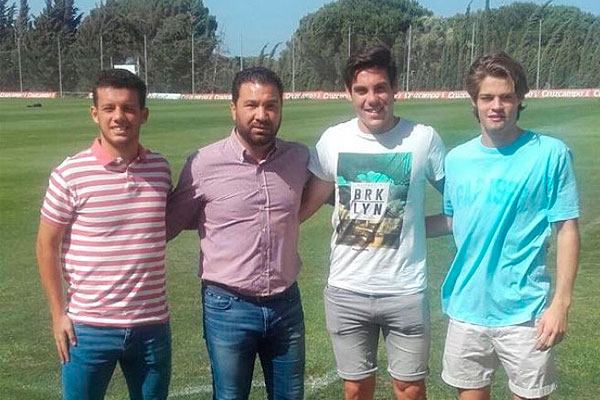 Renovación de David León, Javi Duarte y Moi con el Cádiz CF B / cadizcf.com