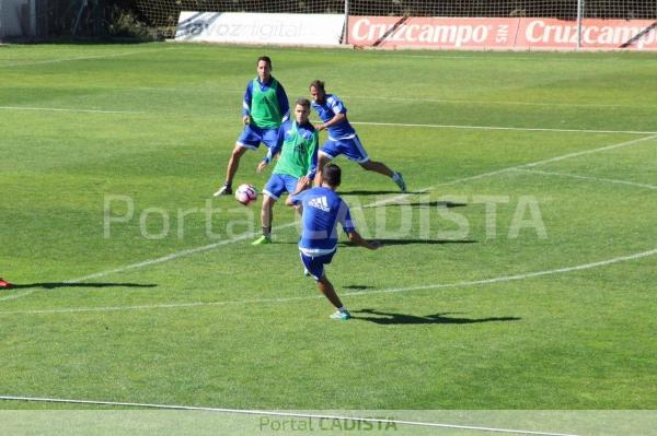 Entrenamiento de este miércoles en El Rosal