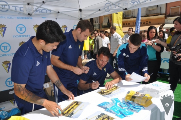 Gastón del Castillo, Gorka Santamaría, Migue González y Salvi / cadizcf.com