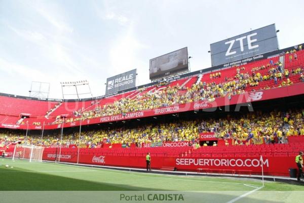 Afición cadista en el Sánchez Pizjuán