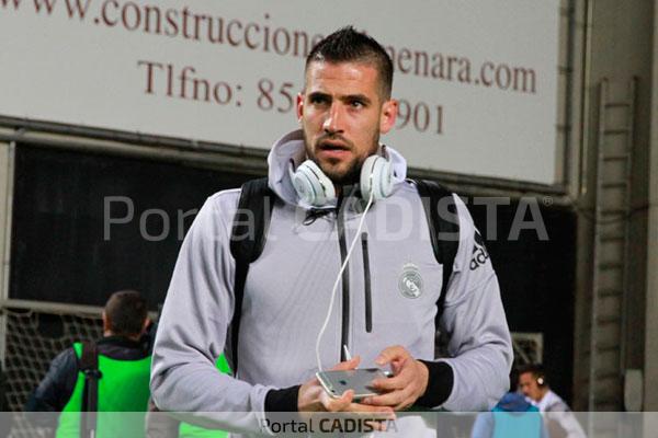 Kiko Casilla, con el Real Madrid CF en el estadio Ramón de Carranza / Trekant Media