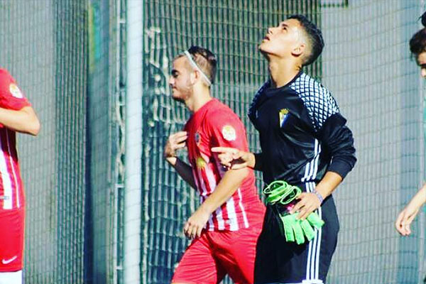 Francisco Paulino, portero del Balón de Cádiz CF Cadete A / @franpaulino27