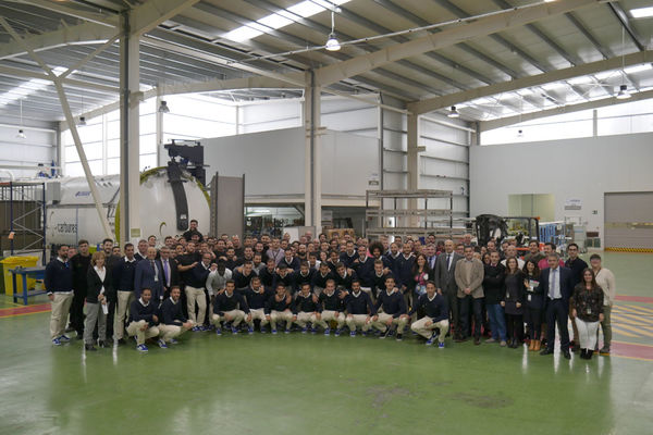 Visita del Cádiz CF a Carbures / cadizcf.com