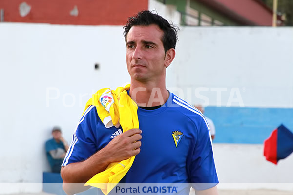 Jandro, en pretemporada con el Cádiz CF / Trekant Media