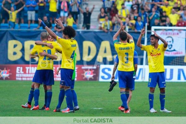 El equipo tras la victoria ante el Getafe / Trekant Media