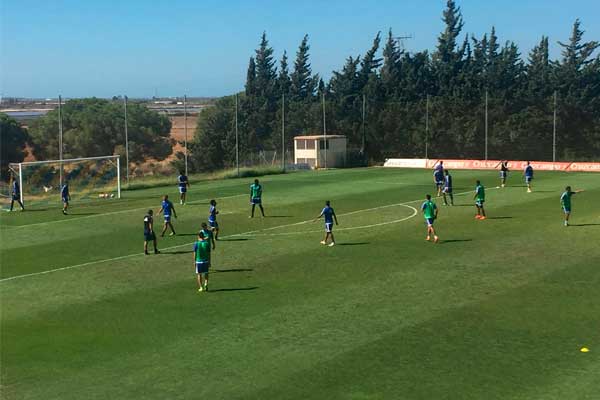 Entrenamiento del Cádiz