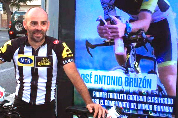 José Antonio Bruzón, triatleta de Ironman