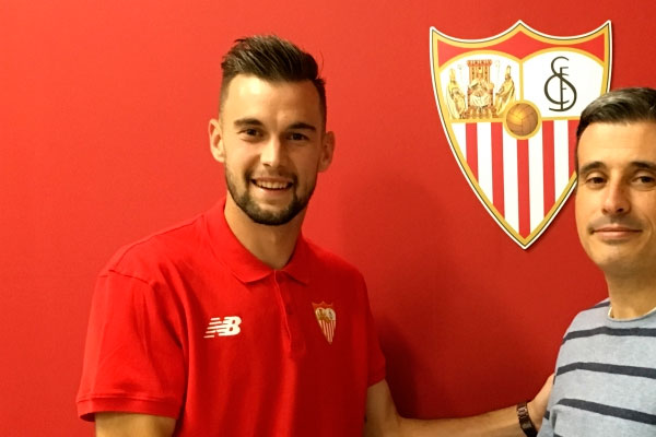 Carrillo, delantero del Sevilla Atlético / sevillafc.es