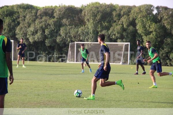 Entrenamiento del Cádiz CF