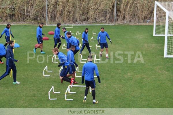 Entreno de este martes en El Rosal