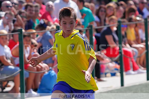 Jesús Gaviño, con el Cádiz CF Alevín / Trekant Media