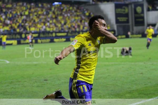 Álvaro García celebra un gol esta temporada / Trekant Media