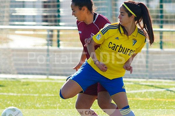 Alba Jiménez, con el Cádiz CF Femenino / Águeda Sánchez