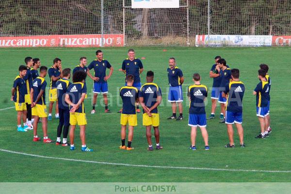 Primer entrenamiento del Cádiz CF 2017-2018