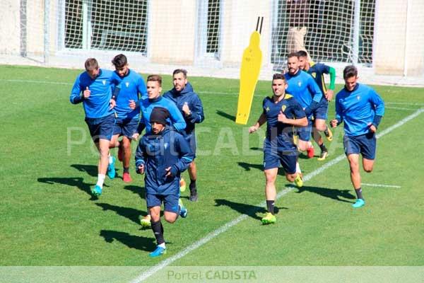 Entrenamiento del Cádiz CF