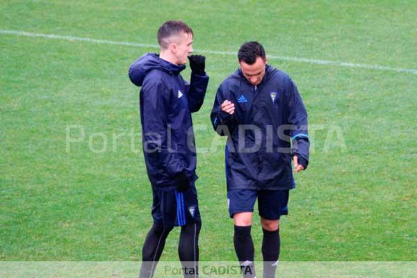 Álvaro García y Salvi en un entrenamiento / Trekant Media