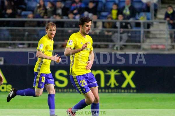 Ivan Kecojevic en el partido ante el Huesca / Trekant Media