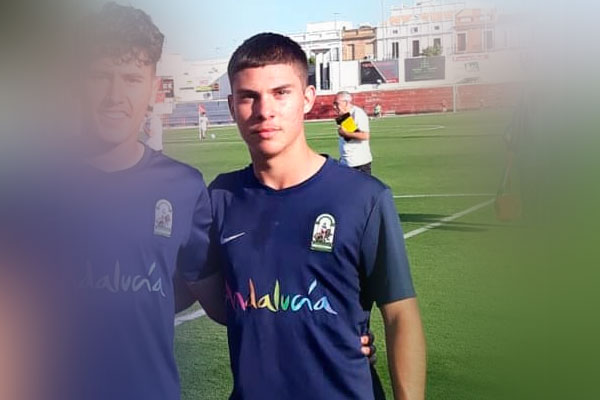 Álvaro Diego con la Selección Andaluza Sub 16