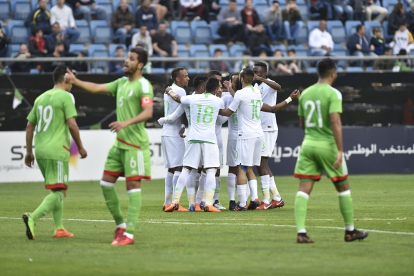 Arabia Saudí - Argelia en el estadio Ramón de Carranza / @SaudiNT