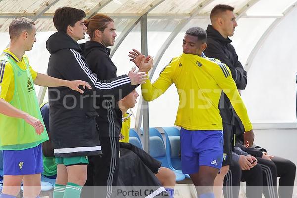 Seth Airam Vega, con el Cádiz CF B / Trekant Media