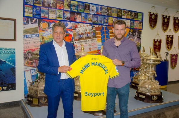 Manu Mariscal con Pepe Mata / cadizcf.com