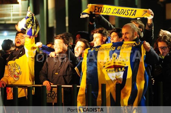 aficionados cadistas en sevilla