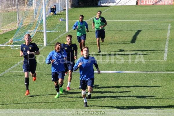 Entrenamiento del Cádiz CF