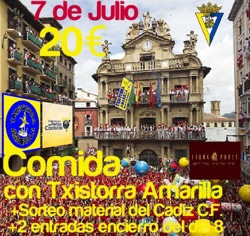 txistorra sanfermin almuerzo promocion