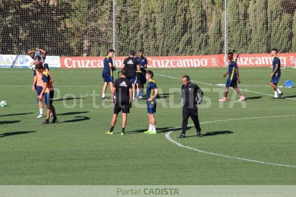 Entrenamiento de este martes