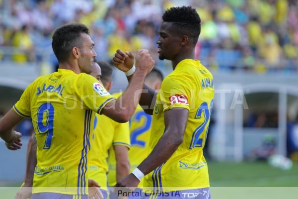 El Cádiz CF celebra un gol en el estadio Ramón de Carranza / Trekant Media