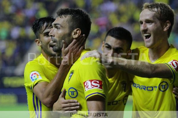 David Barral celebra su gol en LaCopa contra el CA Osasuna / Trekant Media