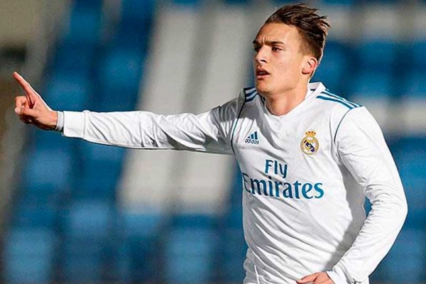 Quezada, con el Real Madrid CF / Real Madrid CF