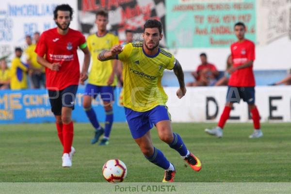 Eneko Jauregi en un amistoso de la pasada pretemporada / Trekant Media