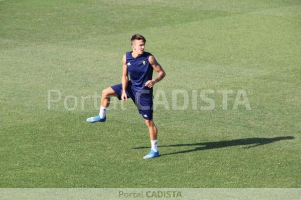 Salvi entrenando al margen este viernes / Trekant Media