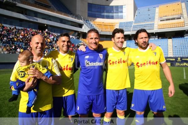 Los protagonistas del último ascenso a Primera con el Cádiz CF, en Carranza / Trekant Media