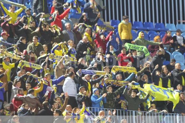 Aficionados cadistas en La Rosaleda / Trekant Media