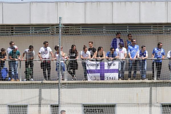 Ultras del Xerez CD en la Ciudad Deportiva Bahía de Cádiz