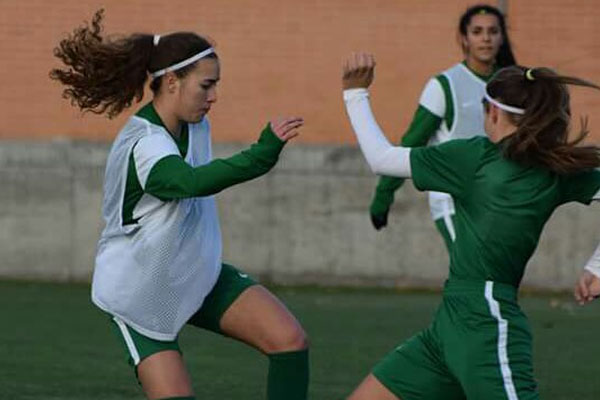 María García con la Selección Andaluza.