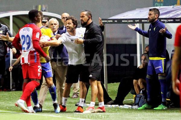 José Mari en el momento que vio su quinta amarilla / Trekant Media