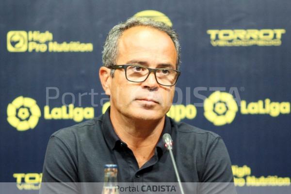 Álvaro Cervera, entrenador del Cádiz CF / Trekant Media