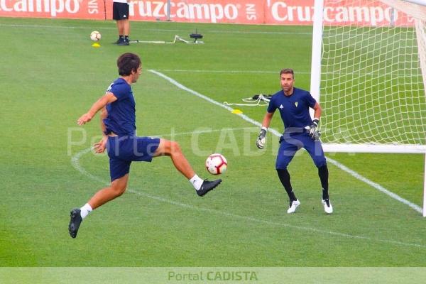 Lekic, entrenando con el Cádiz CF / Trekant Media