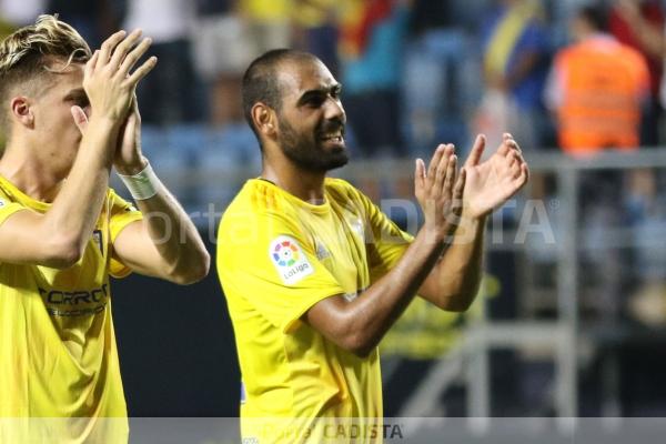 Fali celebra la victoria del Cádiz CF ante el Extremadura UD / Trekant Media