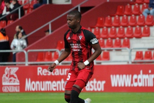 Mickaël Malsa, con el CD Mirandés / CD Mirandés