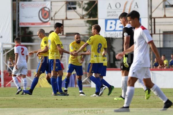 Álex marcó el primer gol del Cádiz / Trekant Media