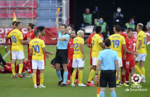 Expulsión de Alberto Perea / LaLiga